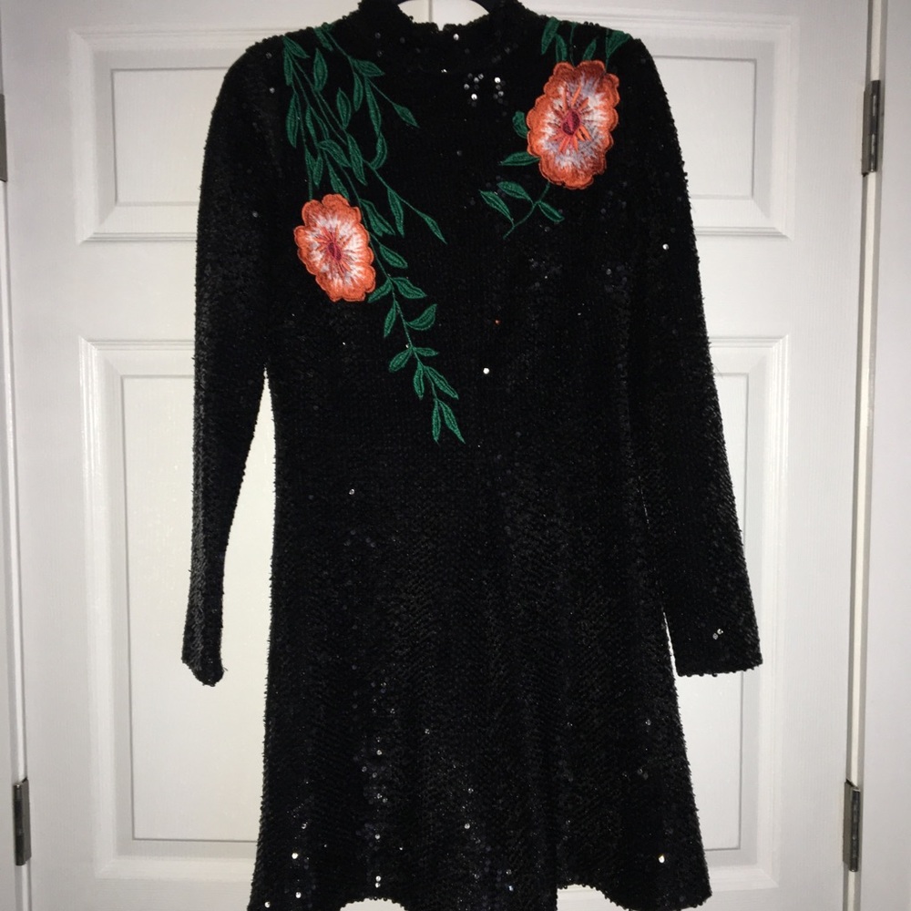 Black sparkle dress